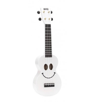 Smiley Series Soprano Ukulele - White